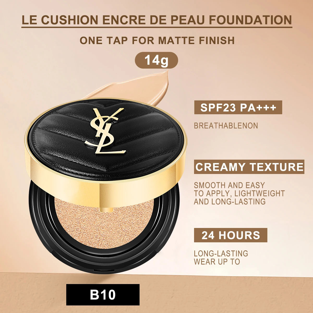 YSL Le Cushion Encre De Peau – Matte Foundation SPF33