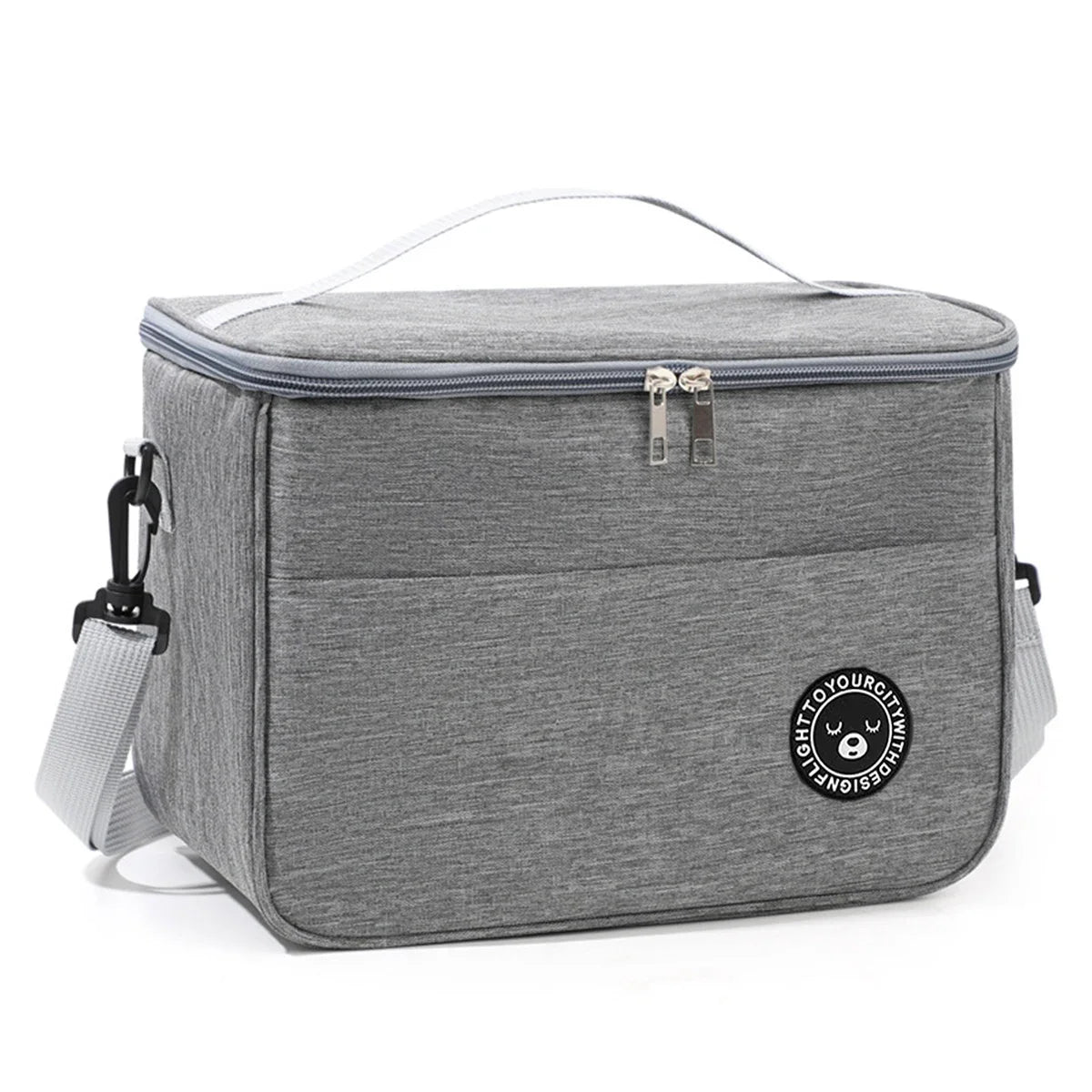 Insulated Lunch Tote Bag – Thickened Aluminum Foil Bento Bag for Office & Students