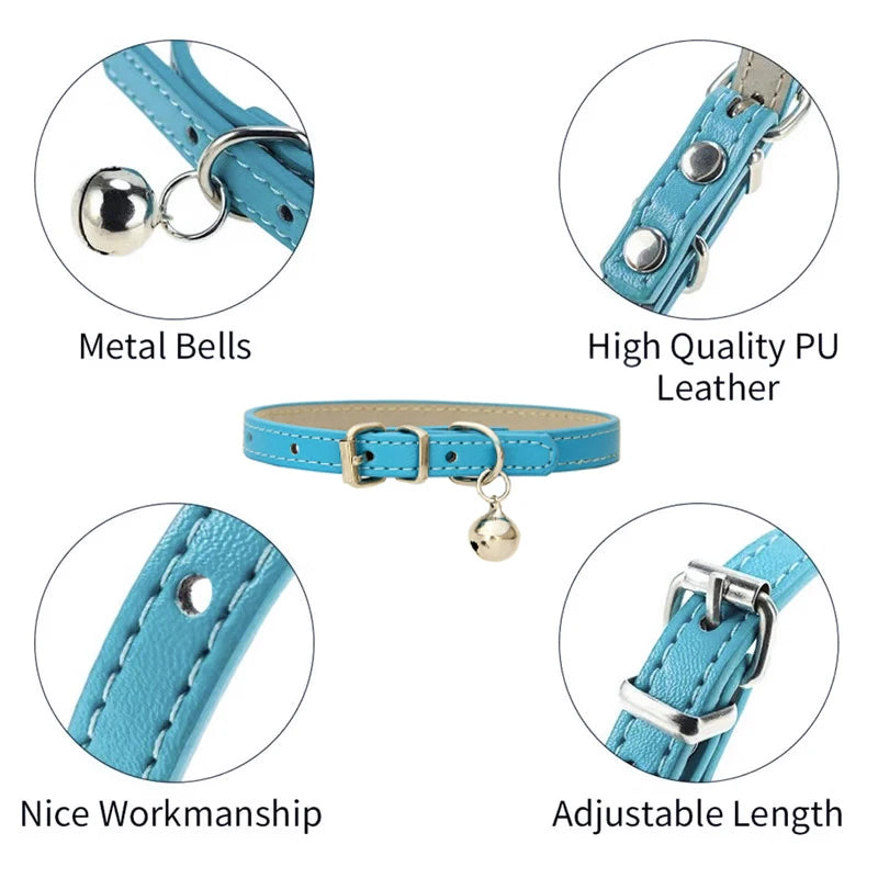 PU Leather Cat Collar