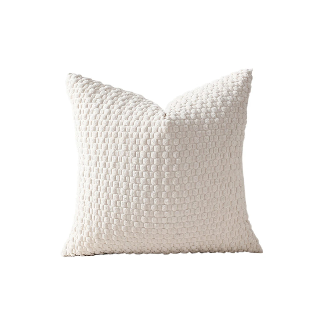 1pc Soft Boho style modern double-sided design pillows cover, Farmhouse Neutral Decorative Home Decor Striped Corduroy Square