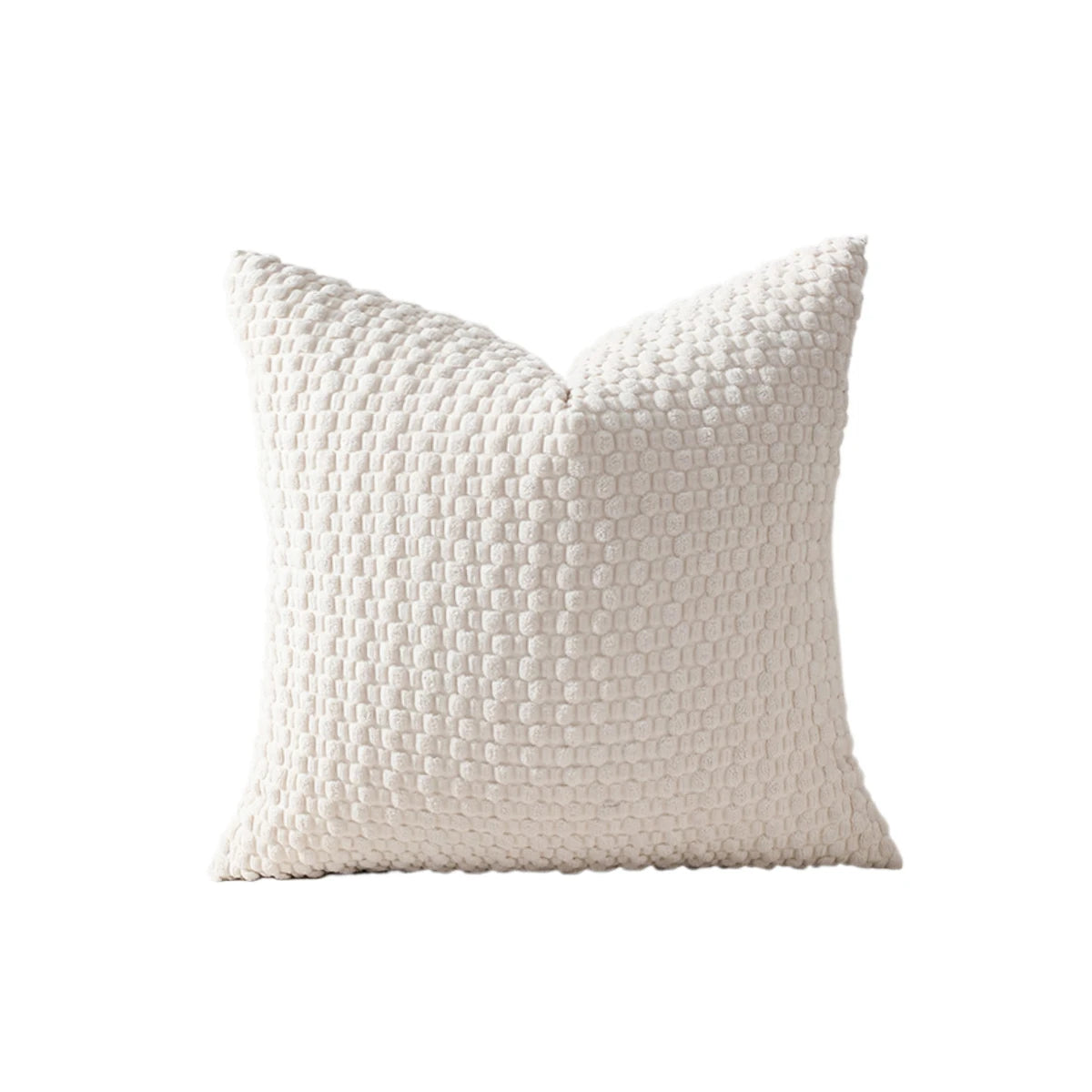 1pc Soft Boho style modern double-sided design pillows cover, Farmhouse Neutral Decorative Home Decor Striped Corduroy Square