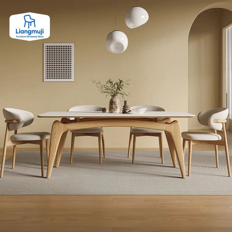 Corner Island Dining Table Auxiliary Service Designer Meeting Marble Dining Table Low Square Large Mesa Plegables Furniture CC