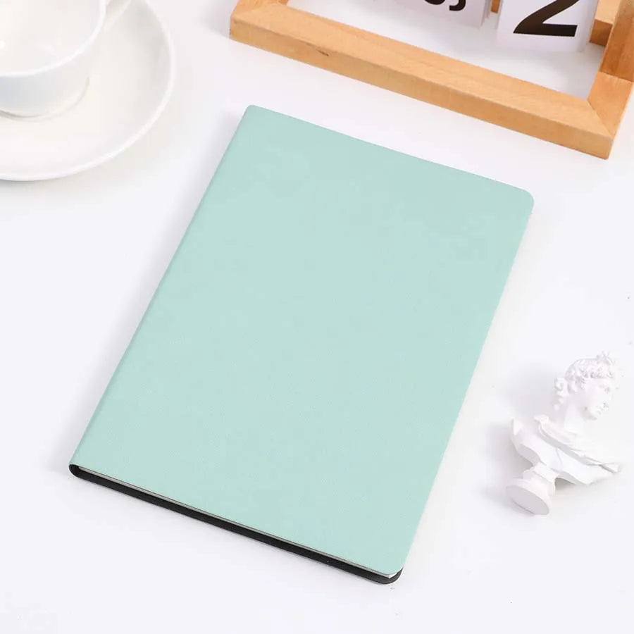A5 Soft Leather Notebook – 120 Pages