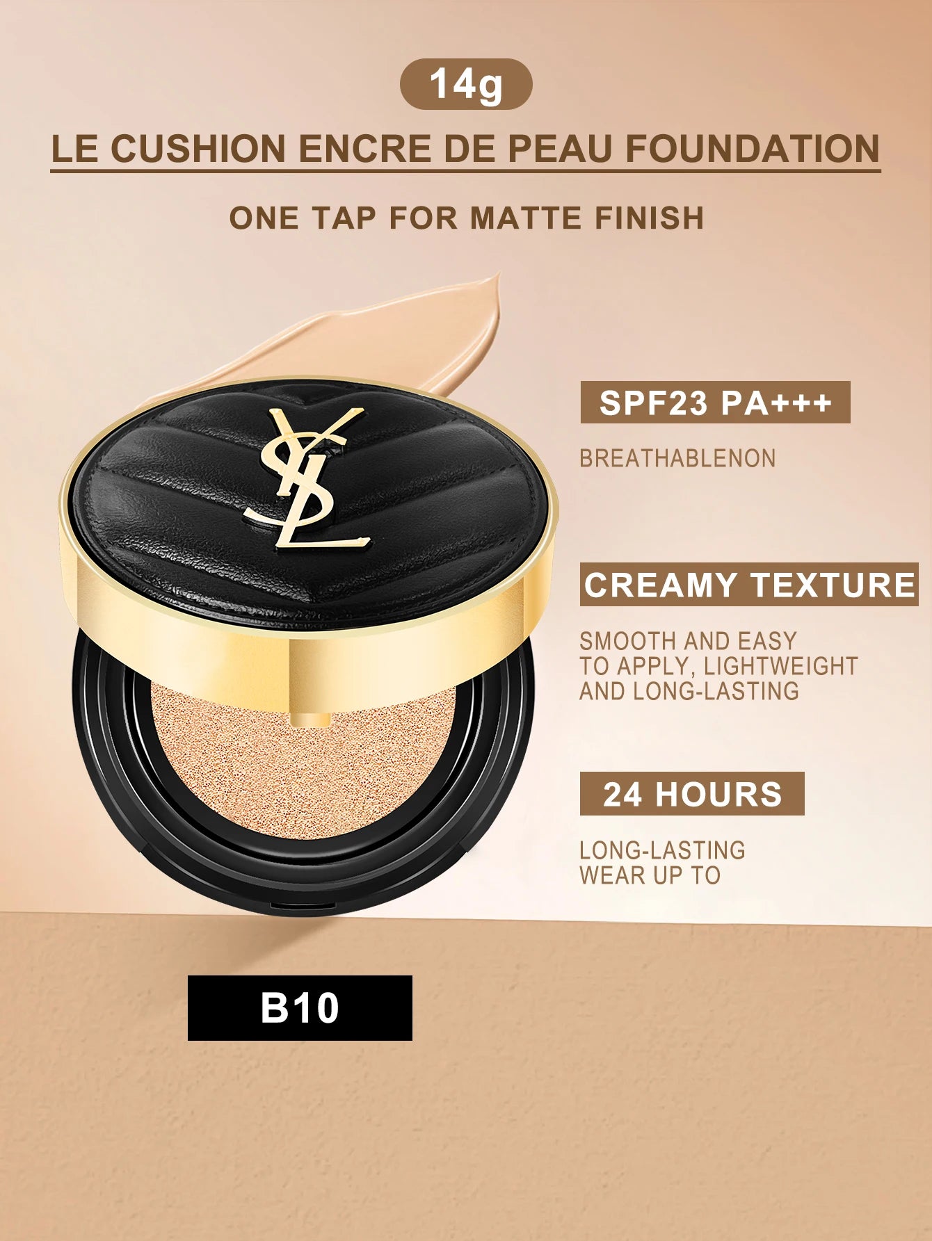 YSL Le Cushion Encre De Peau – Matte Foundation SPF33