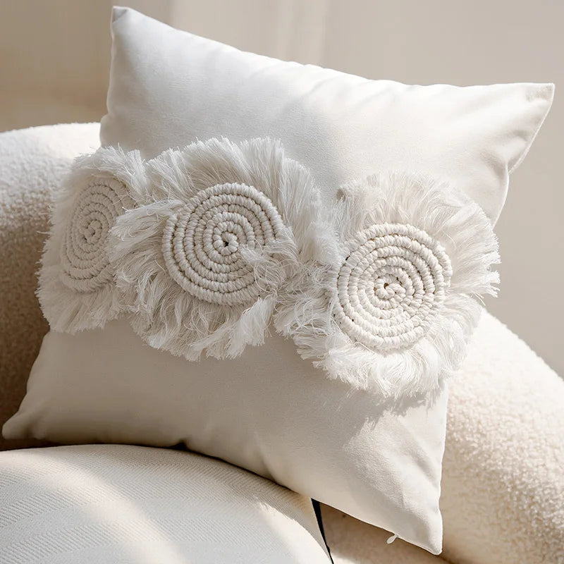 30X50/45X45CM Brown Throw Pillow Cover French Light Luxury Forest Stamping Waist Cushion Cover Decor Home Decorative Pillowcase