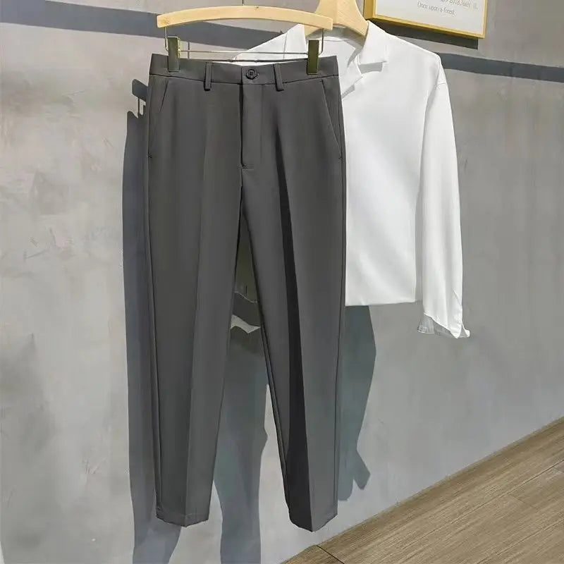 Men’s Slim Fit Ice Silk Pants