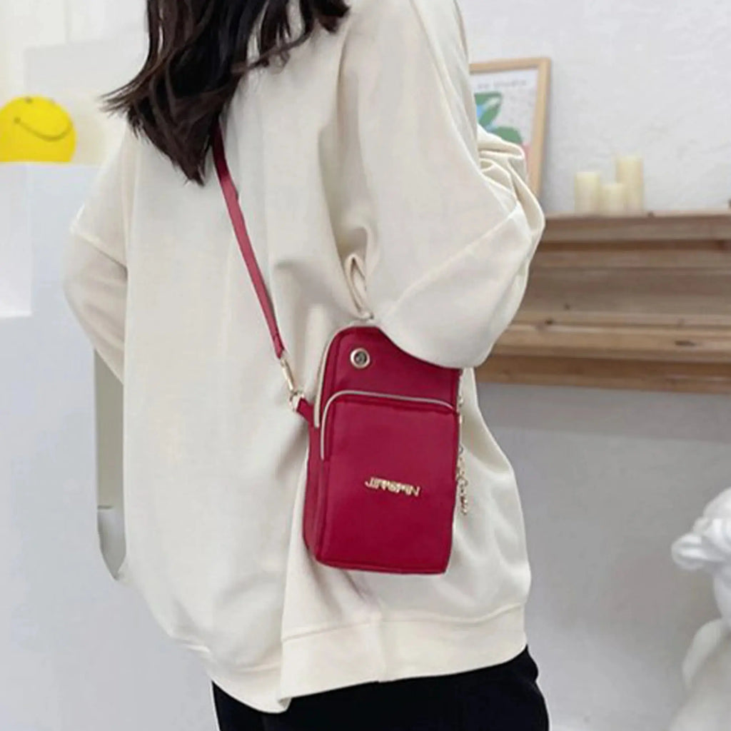 Women’s Mini Phone Crossbody Bag – Compact Coin & Running Neck Pouch
