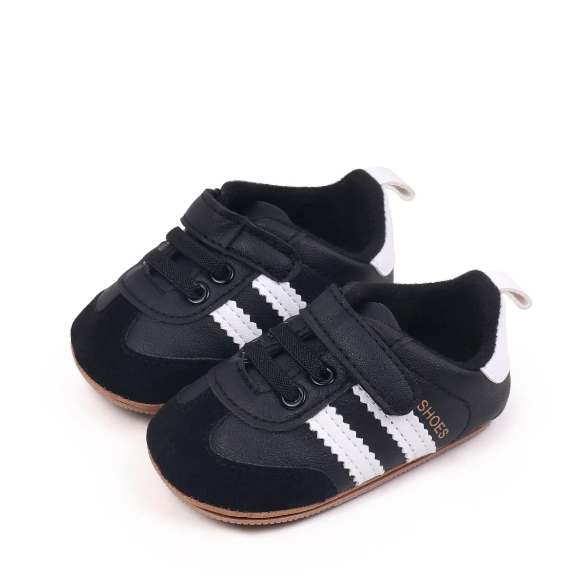 2025 Baby First Walking Shoes – Unisex PU Leather Toddler Sneakers 0-18M