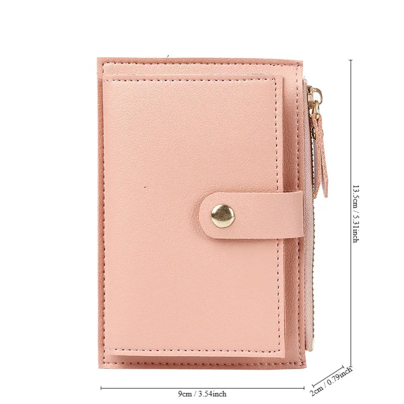 New Ultra-Thin Small Wallet for Female Students – Mini Clutch for Coins & Cards