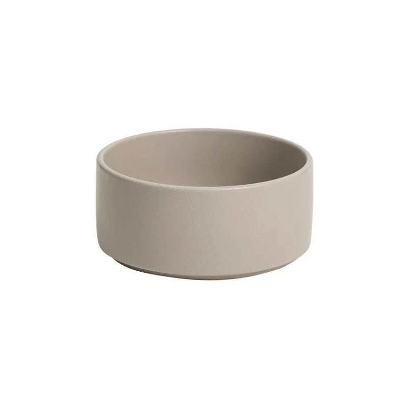 Elevated Pet Bowl with Wood Stand (400/850ml)