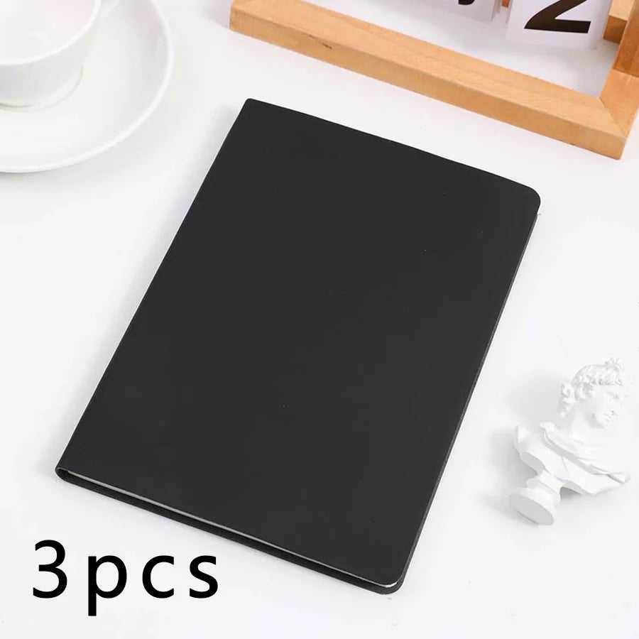 A5 Soft Leather Notebook – 120 Pages