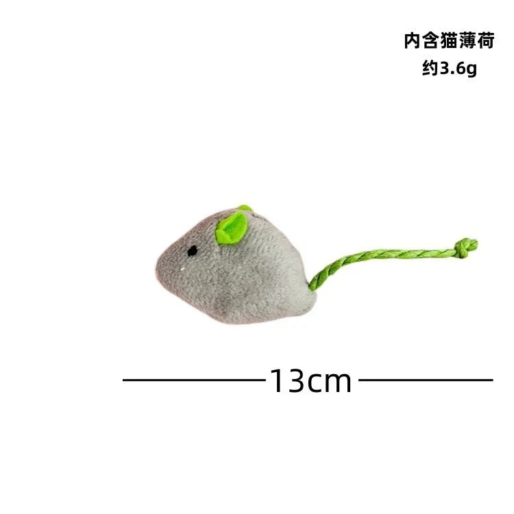 Catnip Rattle Mouse Toys – Multi Pack