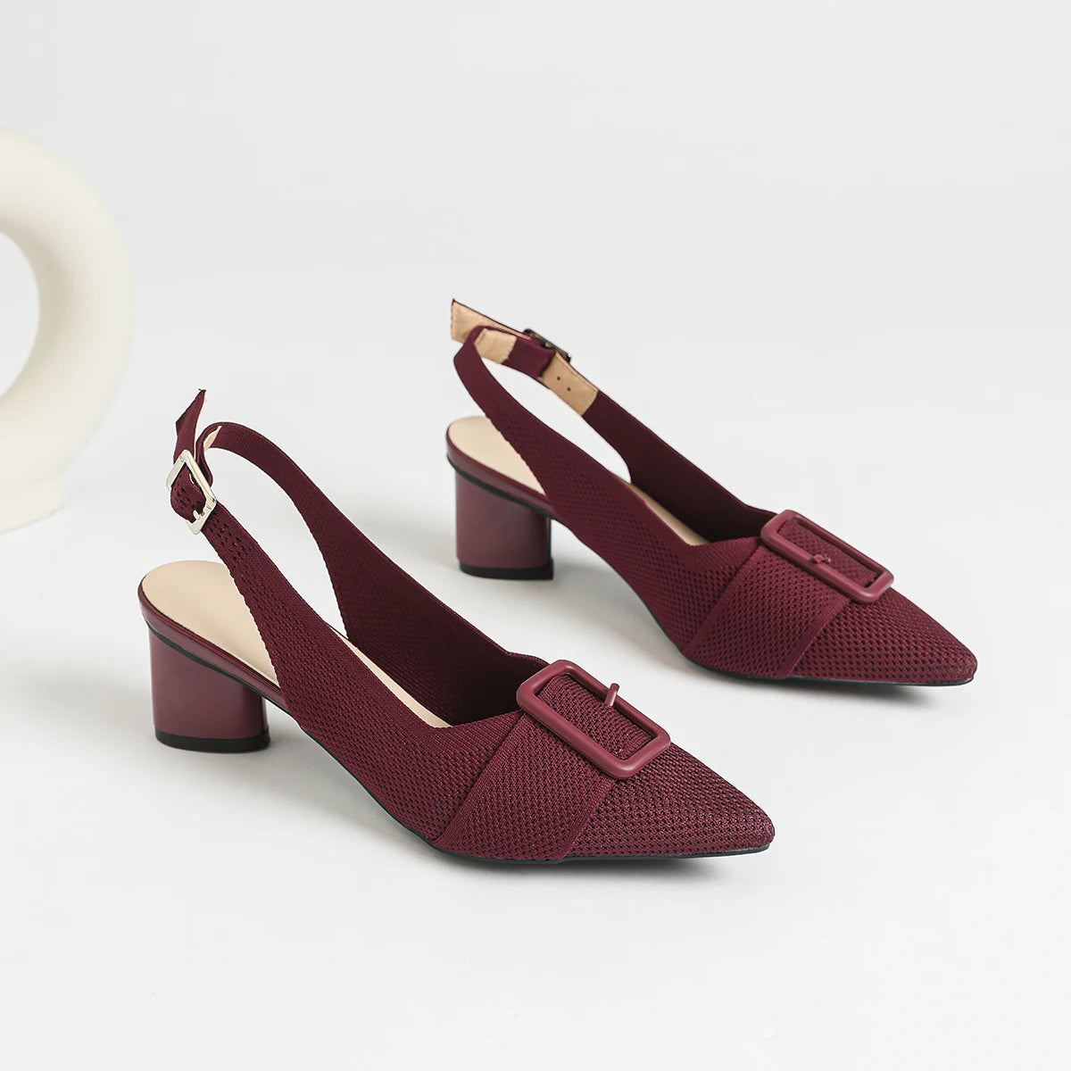 Women’s Knitted Pointed Heel Sandals