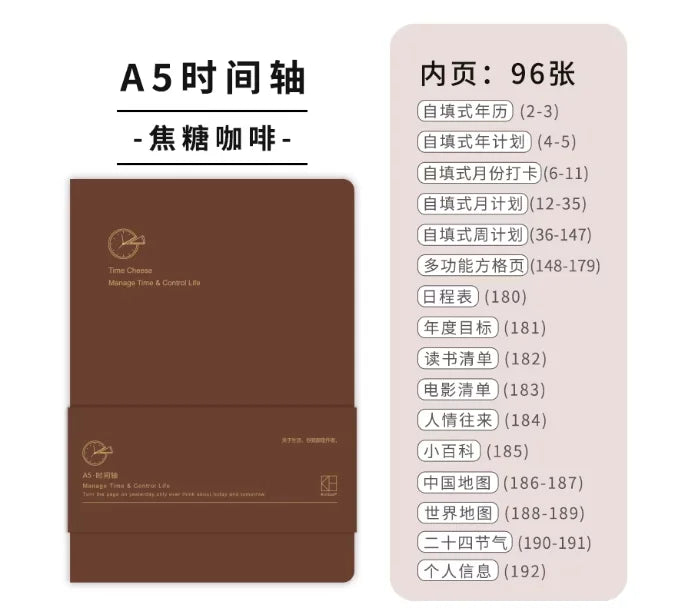 Kinbor Undated Weekly Planner – Daily & Monthly