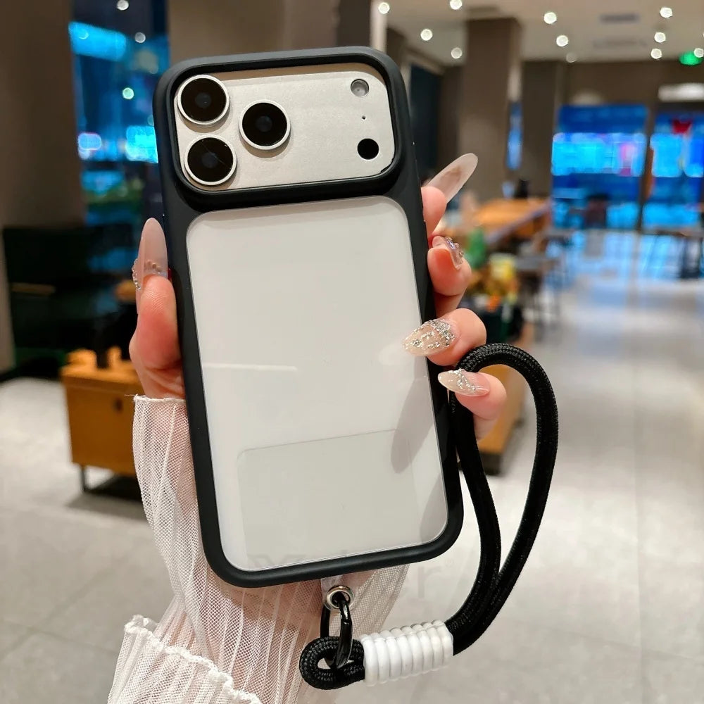 iPhone Case 17 Series – Transparent Touch Button
