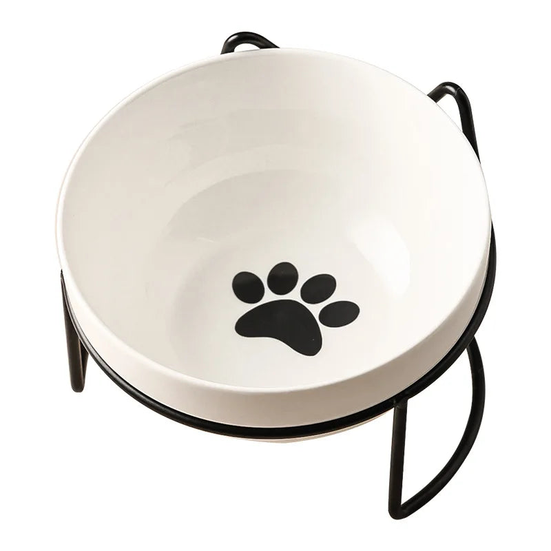 Ceramic Double Pet Bowl – Cervical Protection