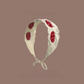 Small Strawberry Headband Crochet Sweet Cute Hair Band Women Scarf Headbands Bandanas Wide Elastic Hairbands Fashion Accessories