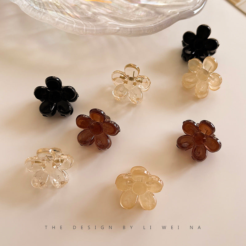 10pcs Korean Mini Floral Hair Claw Kawaii Hair Clip Claw Clamp Braid Clips Headwear Girls Women Hair Accessories