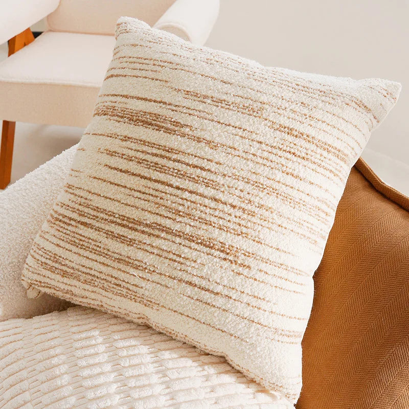 French Antique Nordic Brown Luxury Pillow Covers For Sofa Bed Cushion Elegant Home Decor High-End Soft Vintage Style
