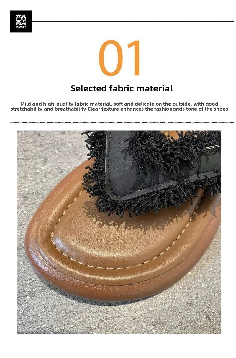 Women Roman Cool Slippers Retro Flip Flops Fashion Sandal Beach Versatile Shoes Vacation Casual Beach Flat Shoes Sandalias Mujer