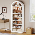 Modern Arched 8-Tier Bookcase – Floor Standing
