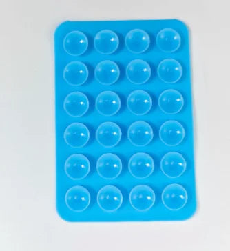 JCYECF 1pc Silicone Suction Pad For Mobile Phone Fixture Suction Cup Backed Adhesive Silicone Rubber Universal Charger Leather