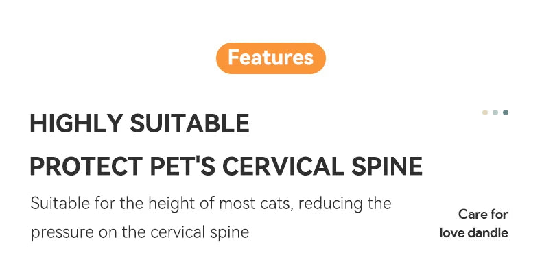 Elevated Pet Bowl with Wood Stand (400/850ml)