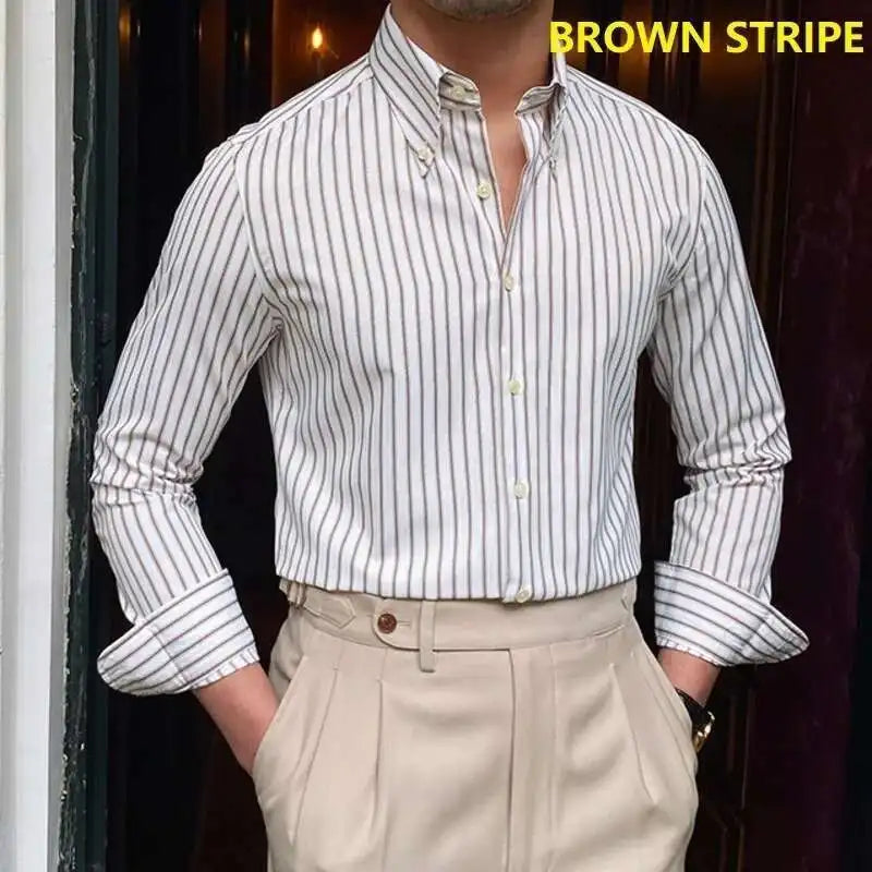 Men’s Casual Striped Shirt