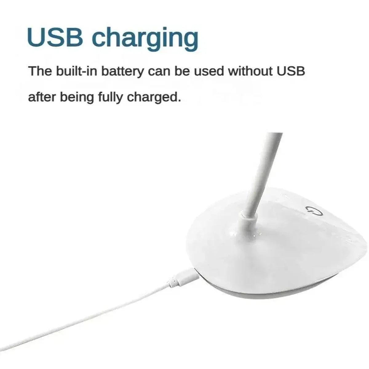 LED Portable Desk Lamp – USB Charging & Touch Dimming
