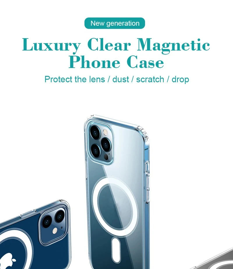 iPhone Case 11–16 – Clear MagSafe Compatible