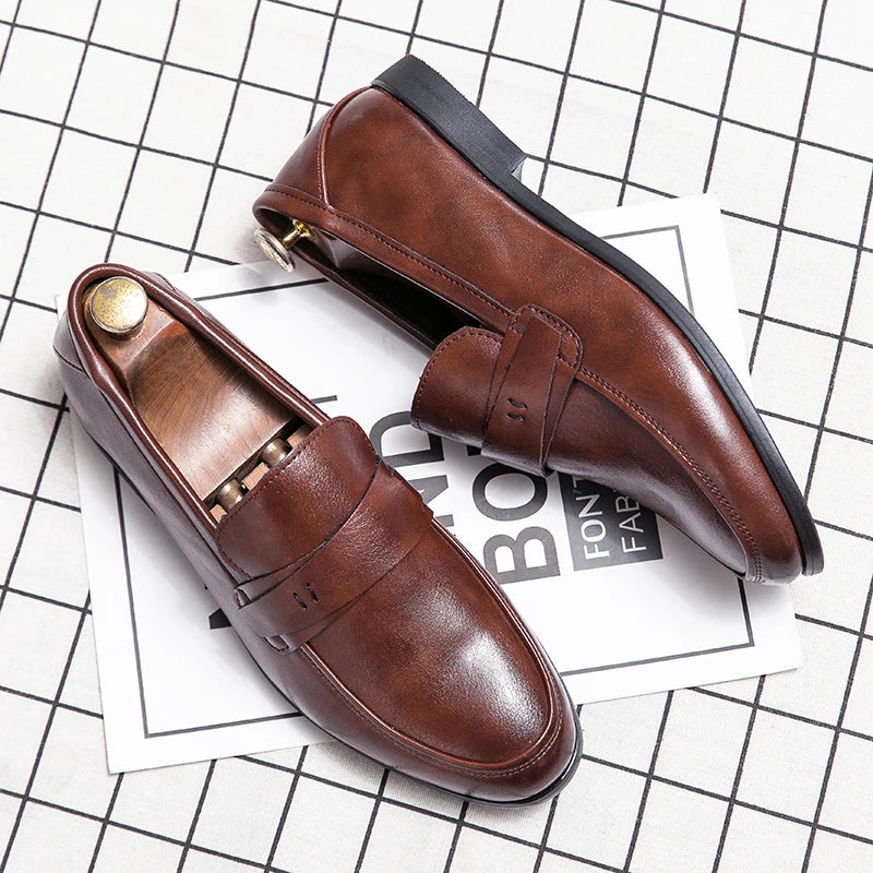 Men’s Casual Leather Loafers