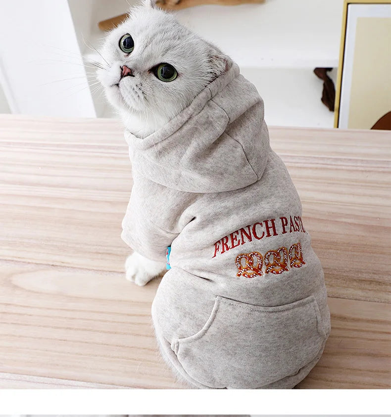 High Aesthetic Pet Hoodie – Winter Warm