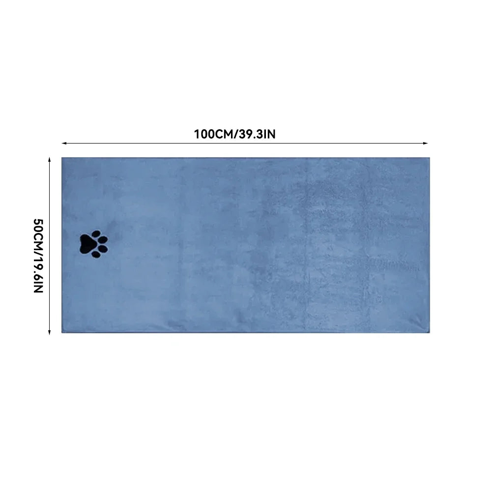 Microfiber Pet Bath Towel – 3 Sizes