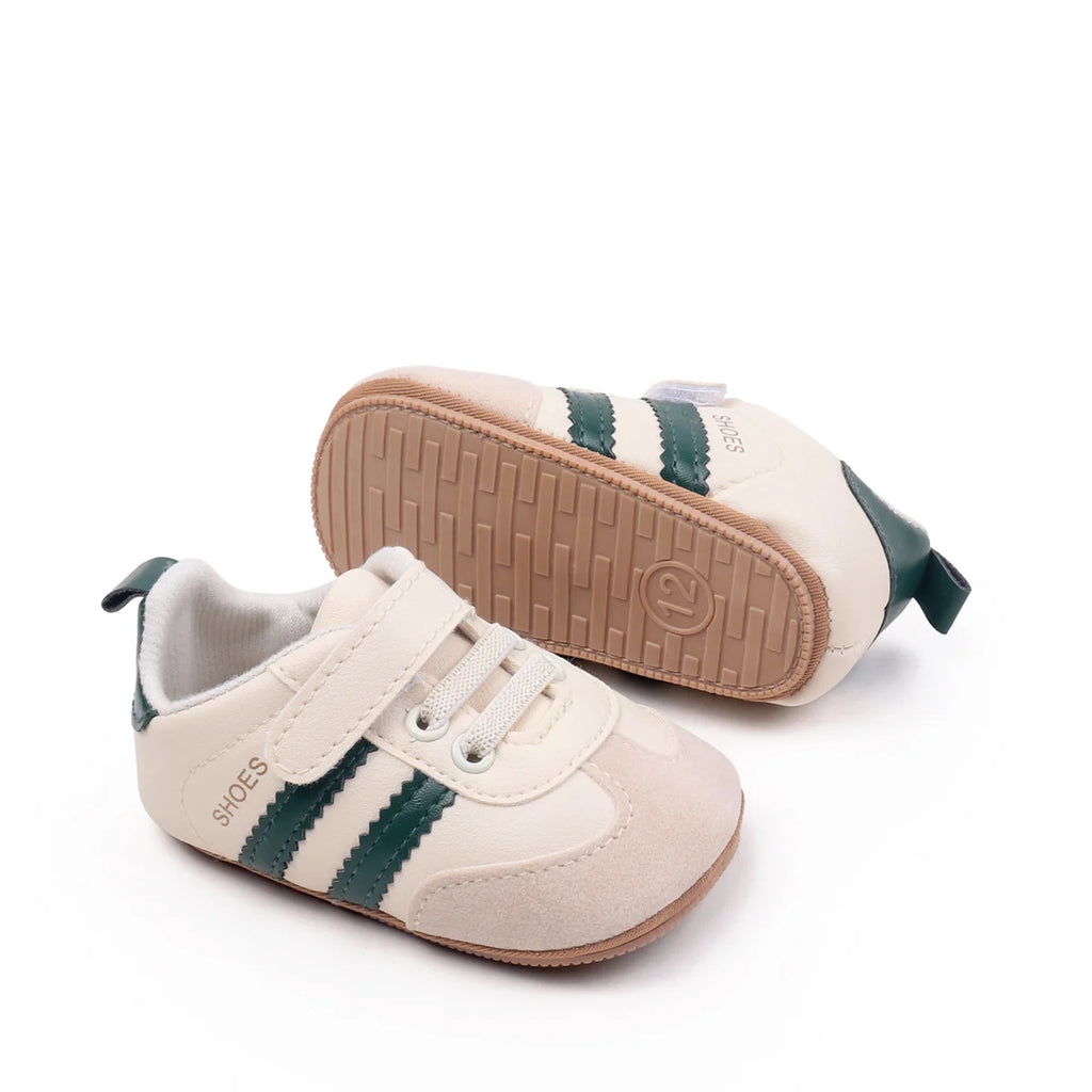 2025 Baby First Walking Shoes – Unisex PU Leather Toddler Sneakers 0-18M