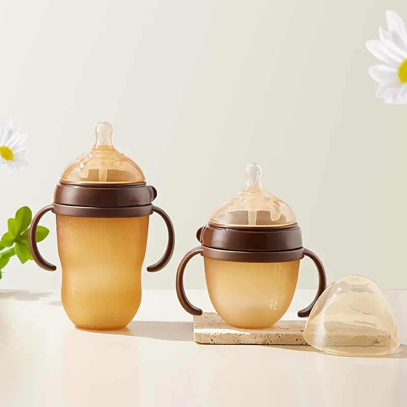 Brown Baby Bottle – 150ML with Handle
