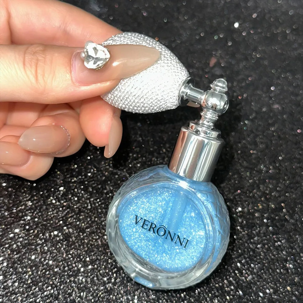 Airbag Shimmer Highlight Powder Spray Waterproof High Gloss Glitter Body Bronzer Highlight Contour Blush for Brightening Makeup