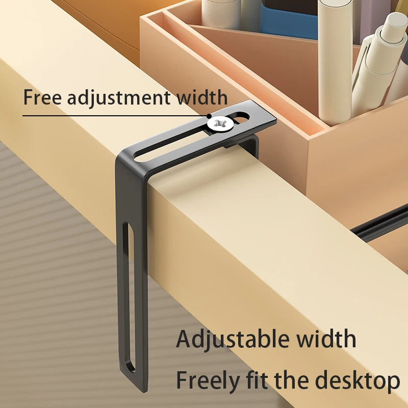 5-Tier Mesh Desk File Organizer – Wall Mount & Desktop