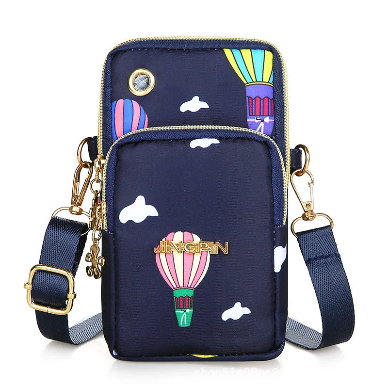 Women’s Mini Phone Crossbody Bag – Compact Coin & Running Neck Pouch