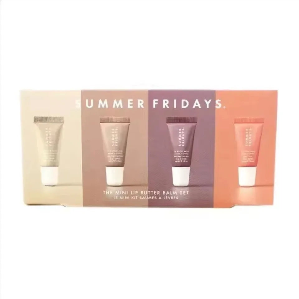 Summer Friday's Jet Lag Mask The Holiday Trio Set Lip Butter Balm Hot Cocoa Toasted Marshmallow Moisturizer Lip Gloss Skincare