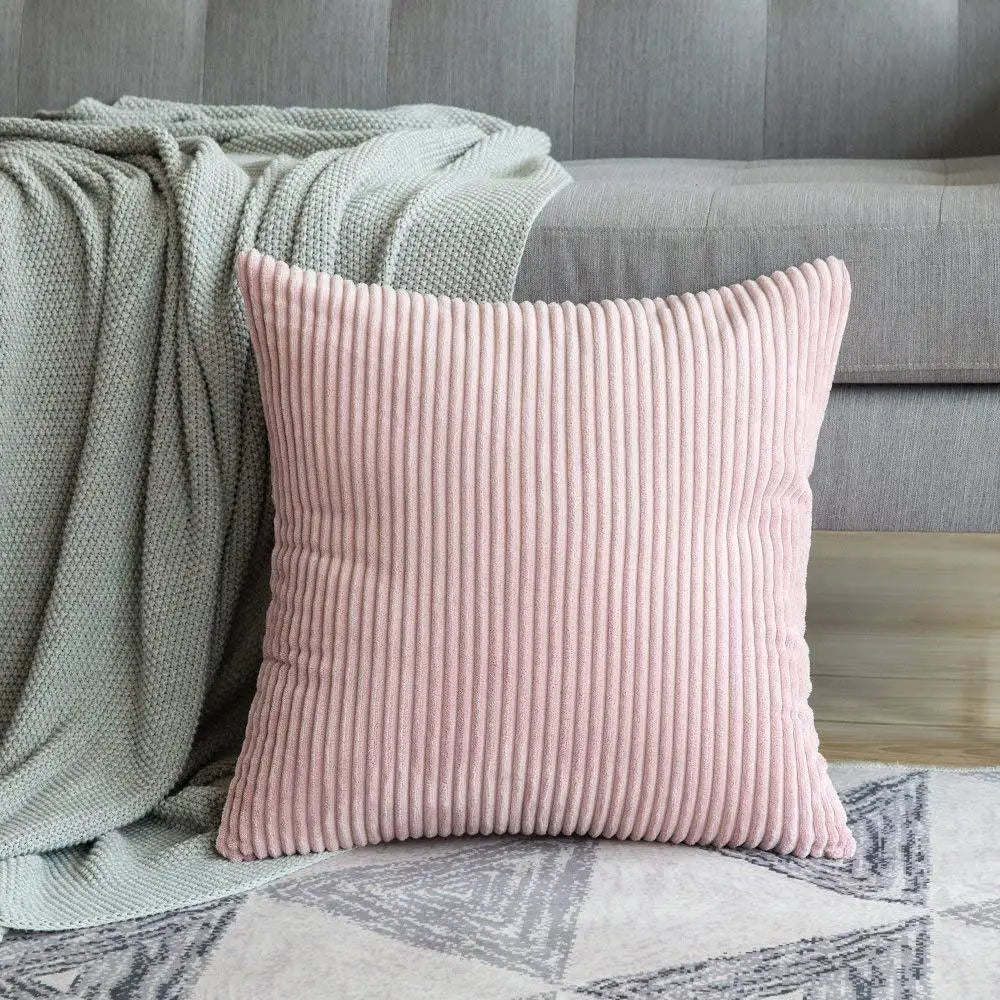 Corduroy Striped Cushion Cover 30x50/40/45/50/55/60cm Soft Comfortable Throw Pillow Case For Living Room Sofa Home Decoration
