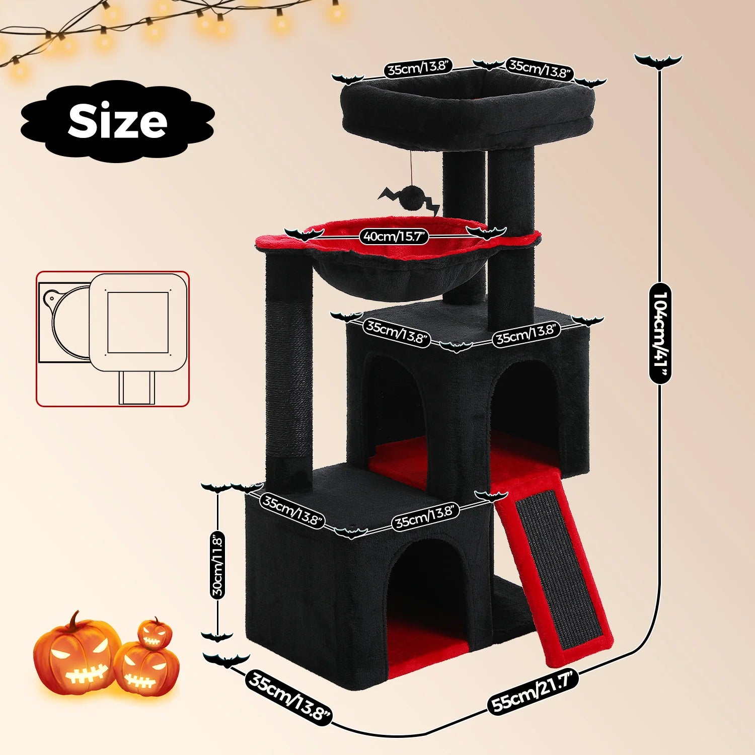 Multi-Level Cat Tower