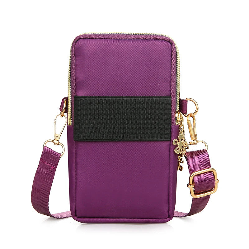 Women’s Mini Phone Crossbody Bag – Compact Coin & Running Neck Pouch