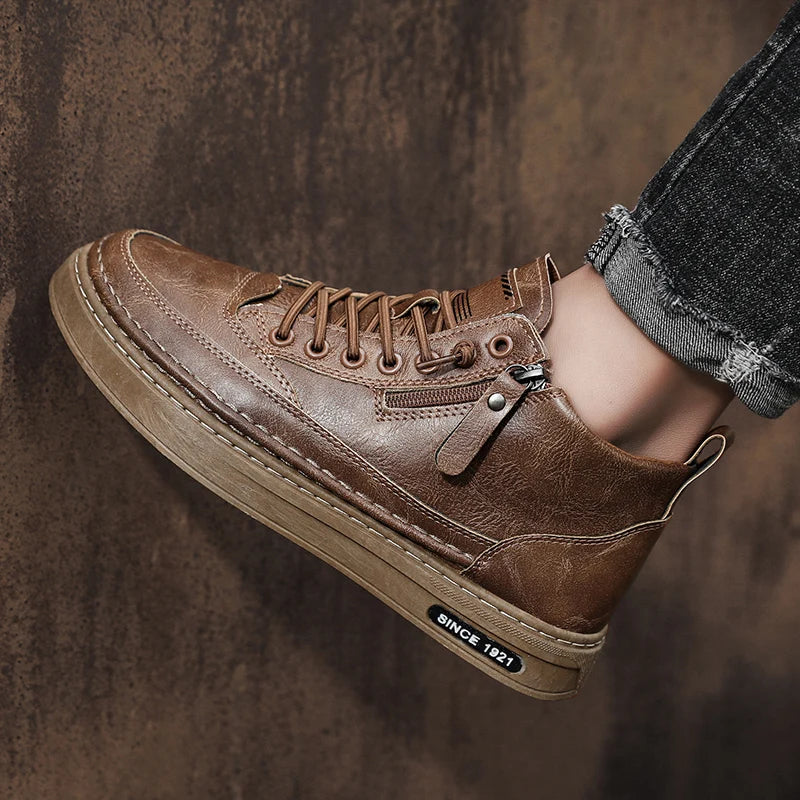 Men’s Casual Leather Boots