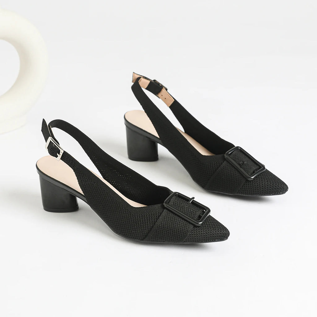 Women’s Knitted Pointed Heel Sandals
