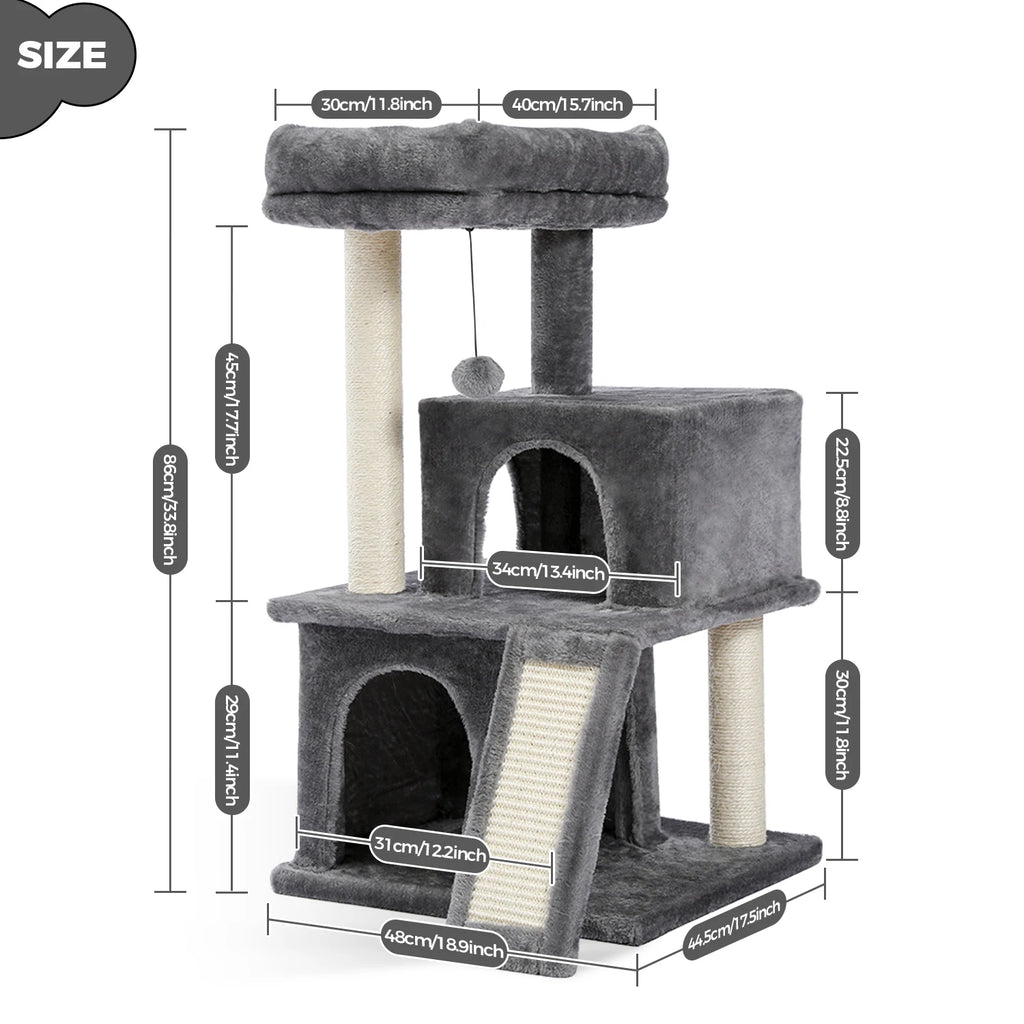 Multi-Level Cat Tower