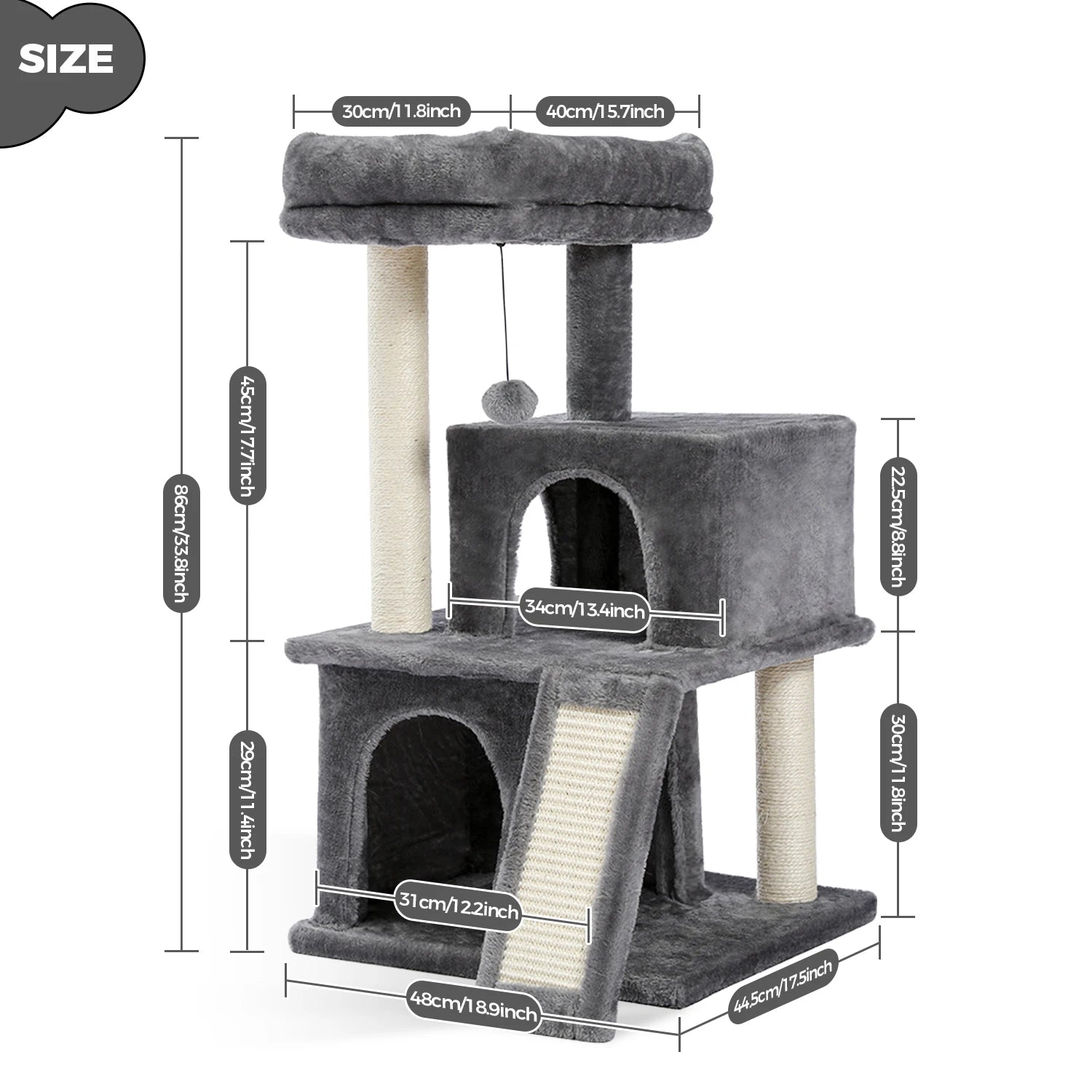 Multi-Level Cat Tower