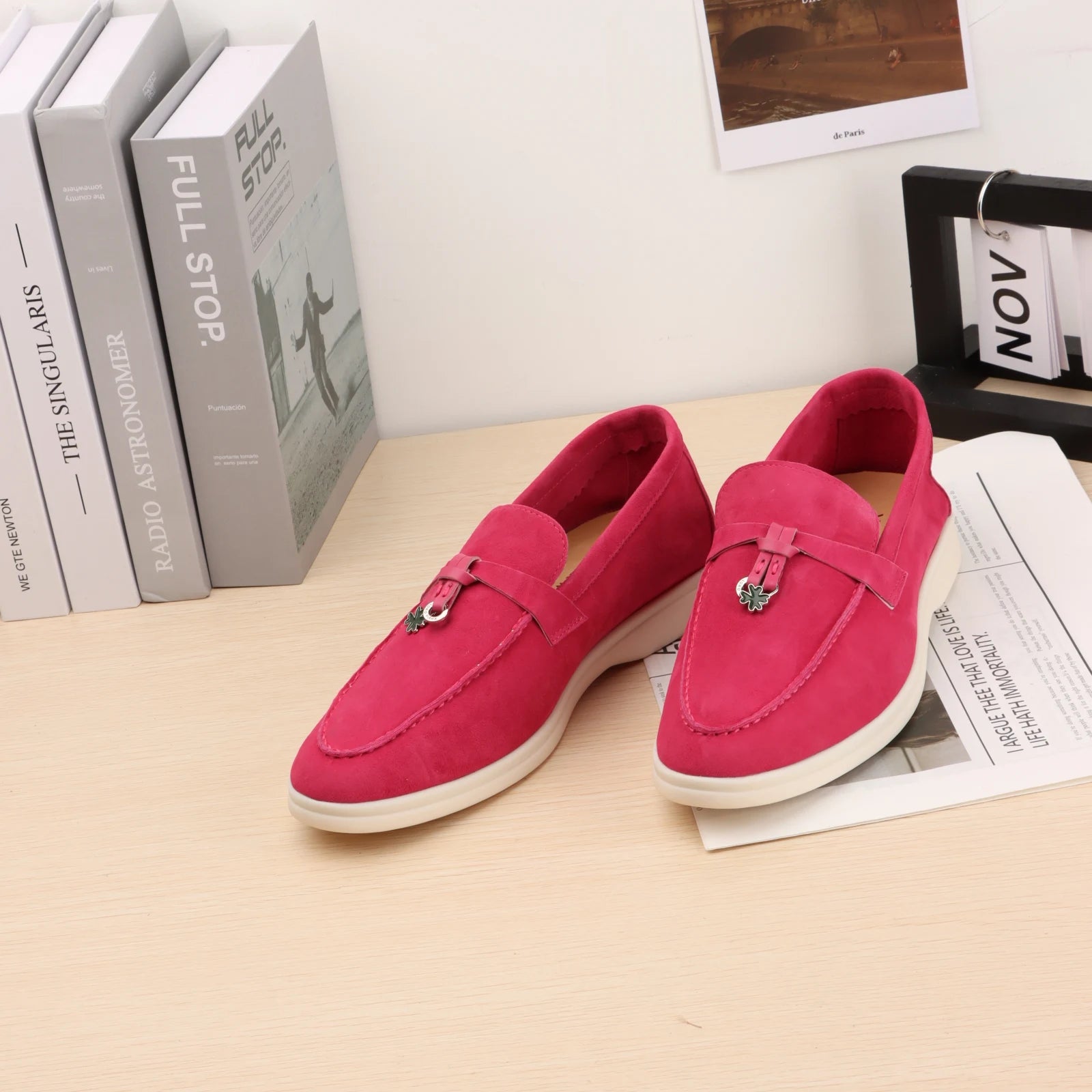 XOBZJH Leather Loafers