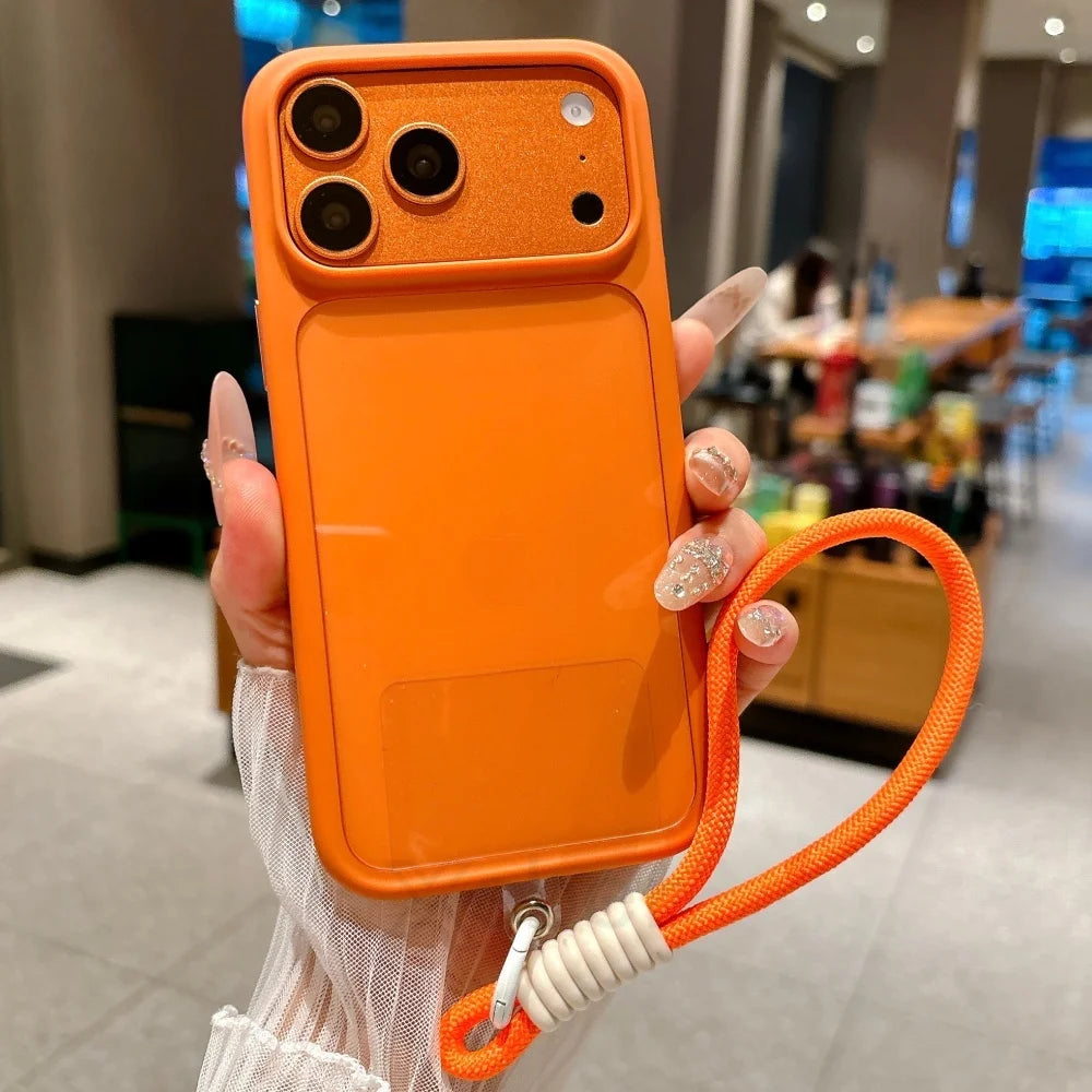 iPhone Case 17 Series – Transparent Touch Button