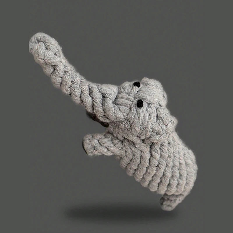 Hand-Woven Cotton Dog Rope Toy