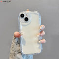 iPhone Case 6–16 – Cream & Wine Red